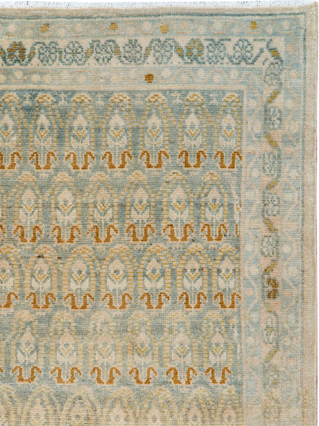 Vintage Persian Malayer Throw Rug, No.26423 - Gsblank