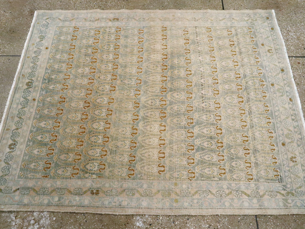 Vintage Persian Malayer Throw Rug, No.26423 - Gsblank