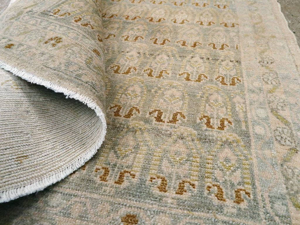 Vintage Persian Malayer Throw Rug, No.26423 - Gsblank