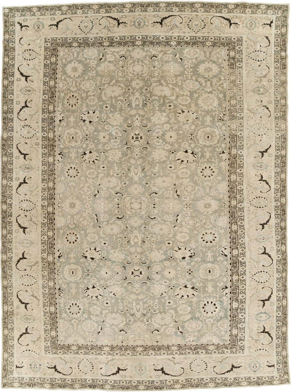 Vintage Persian Malayer Room Size Carpet, No.26424 - Gsblank