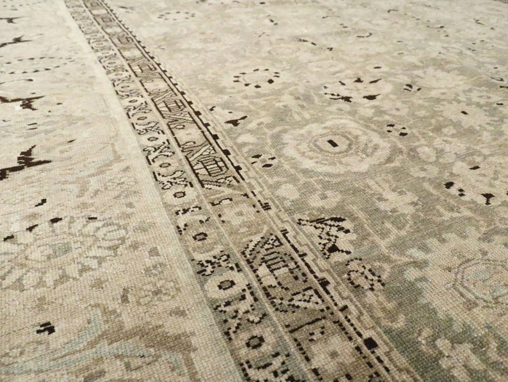 Vintage Persian Malayer Room Size Carpet, No.26424 - Gsblank