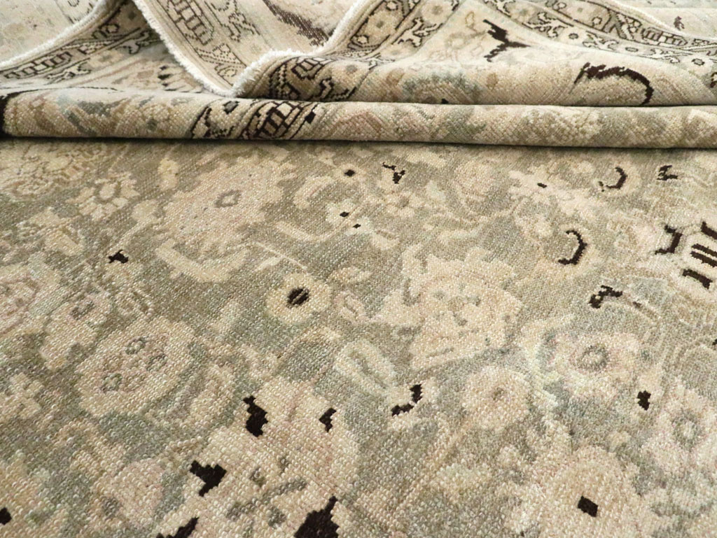 Vintage Persian Malayer Room Size Carpet, No.26424 - Gsblank