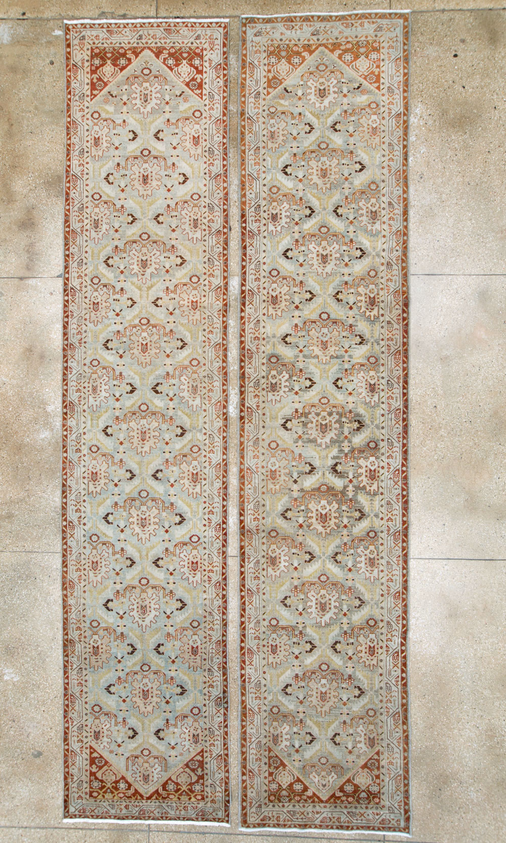 Vintage Persian Malayer Runner (Pair: 1 of 2), No.26437 - Gsblank