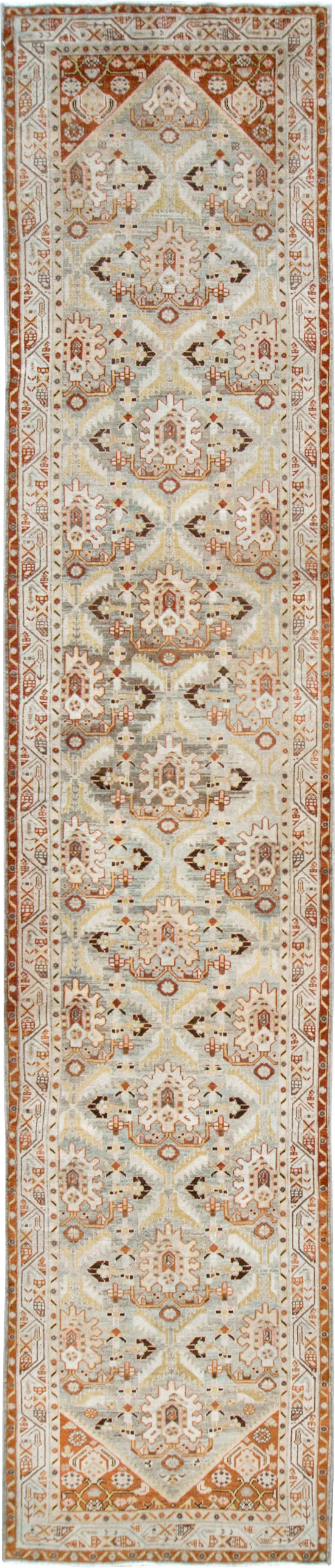 Vintage Persian Malayer Runner (Pair: 2 of 2), No.26438 - Gsblank