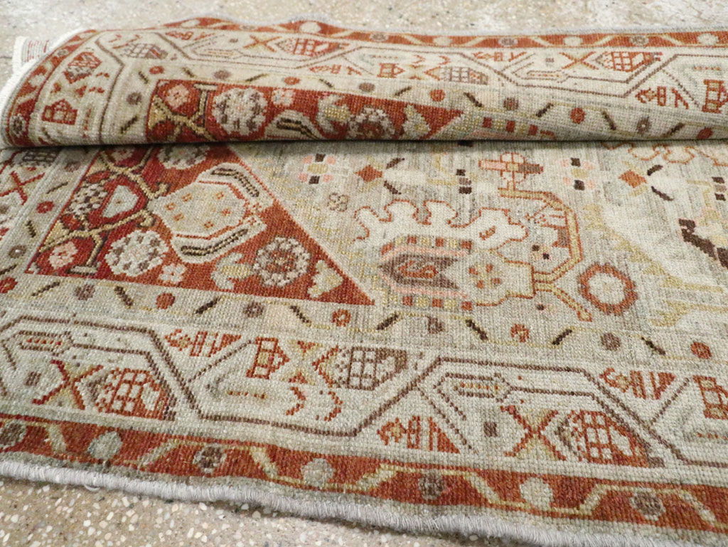 Vintage Persian Malayer Runner (Pair: 2 of 2), No.26438 - Gsblank