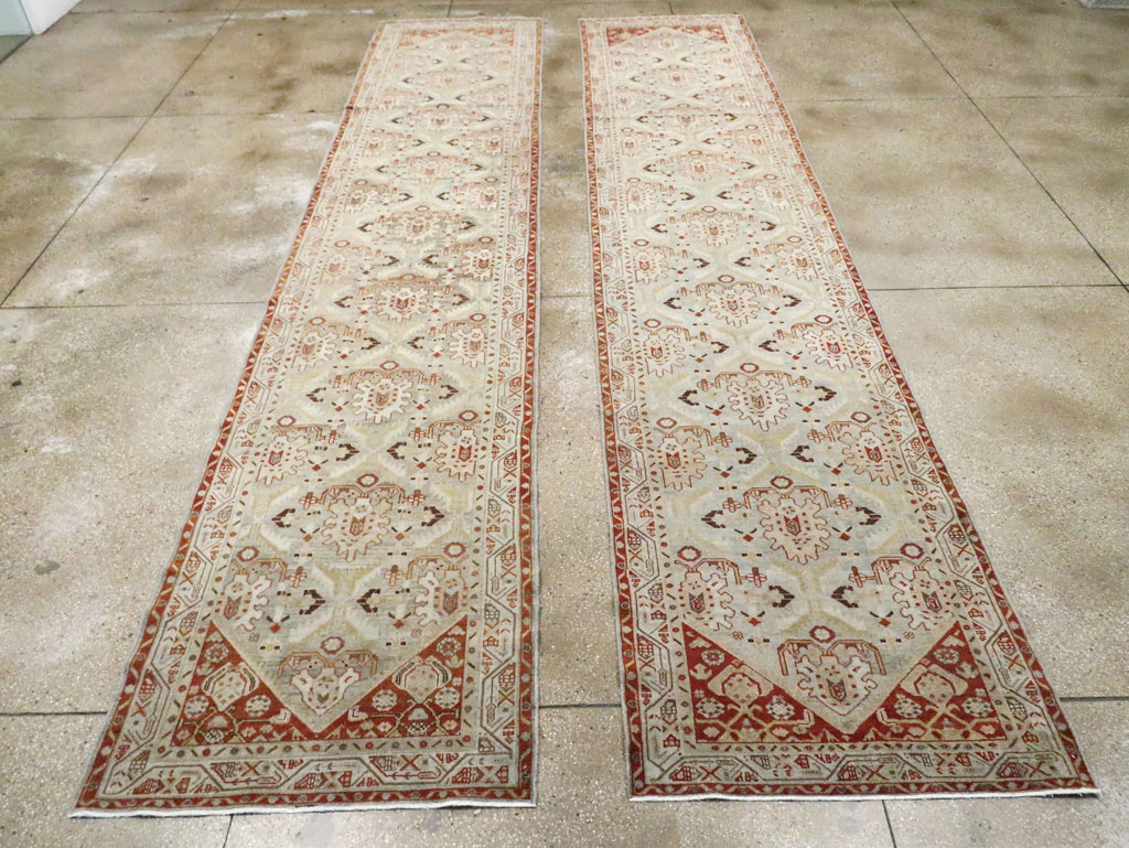 Vintage Persian Malayer Runner (Pair: 2 of 2), No.26438 - Gsblank