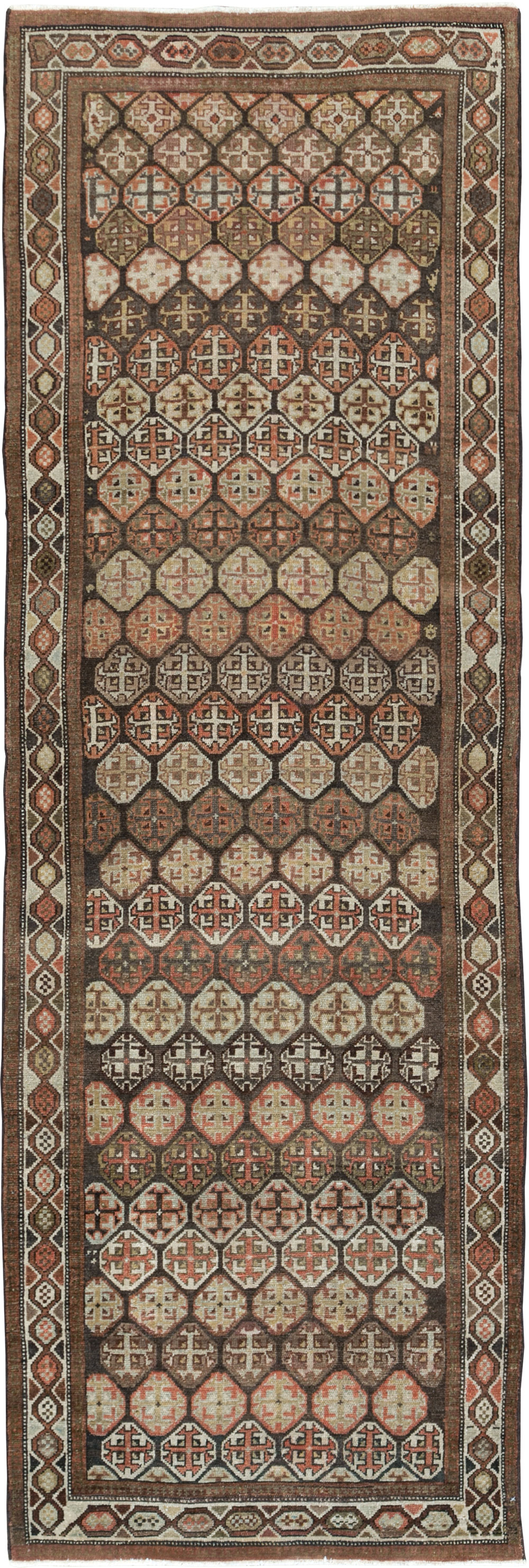 Antique Persian Malayer Runner, No.26452 - Gsblank