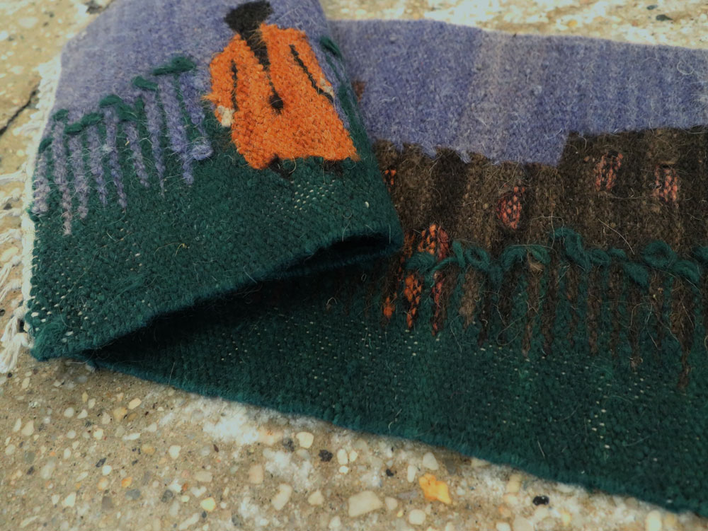 Vintage Turkish Pictorial Kilim, No.26457 - Gsblank