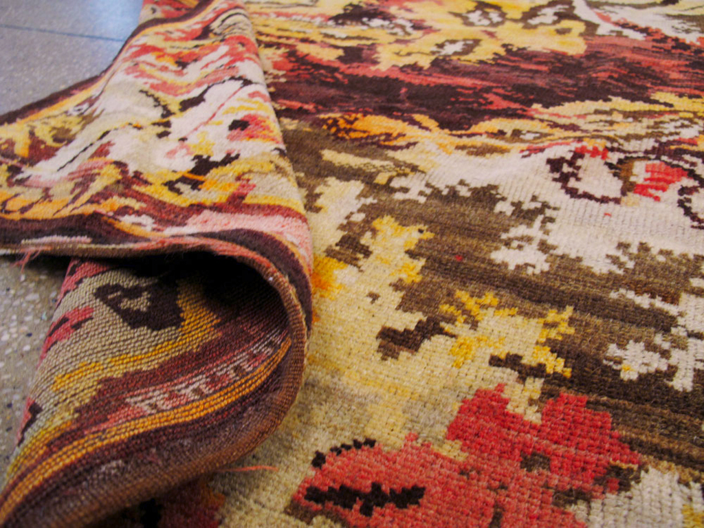 Vintage Pictorial Karabagh Rug, No.26458 - Gsblank