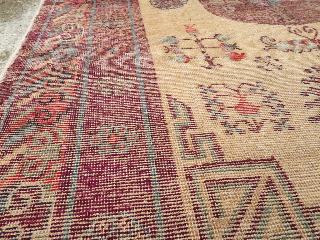 Antique East Turkestan Khotan Rug, No.26484 - Gsblank