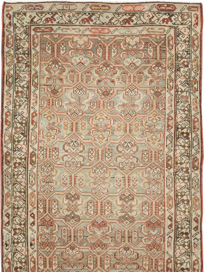 Antique Persian Malayer Long Runner, No.26487 - Gsblank