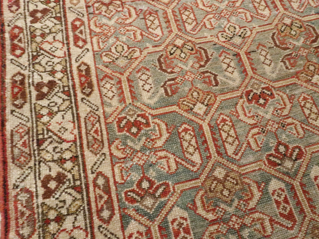Antique Persian Malayer Long Runner, No.26487 - Gsblank