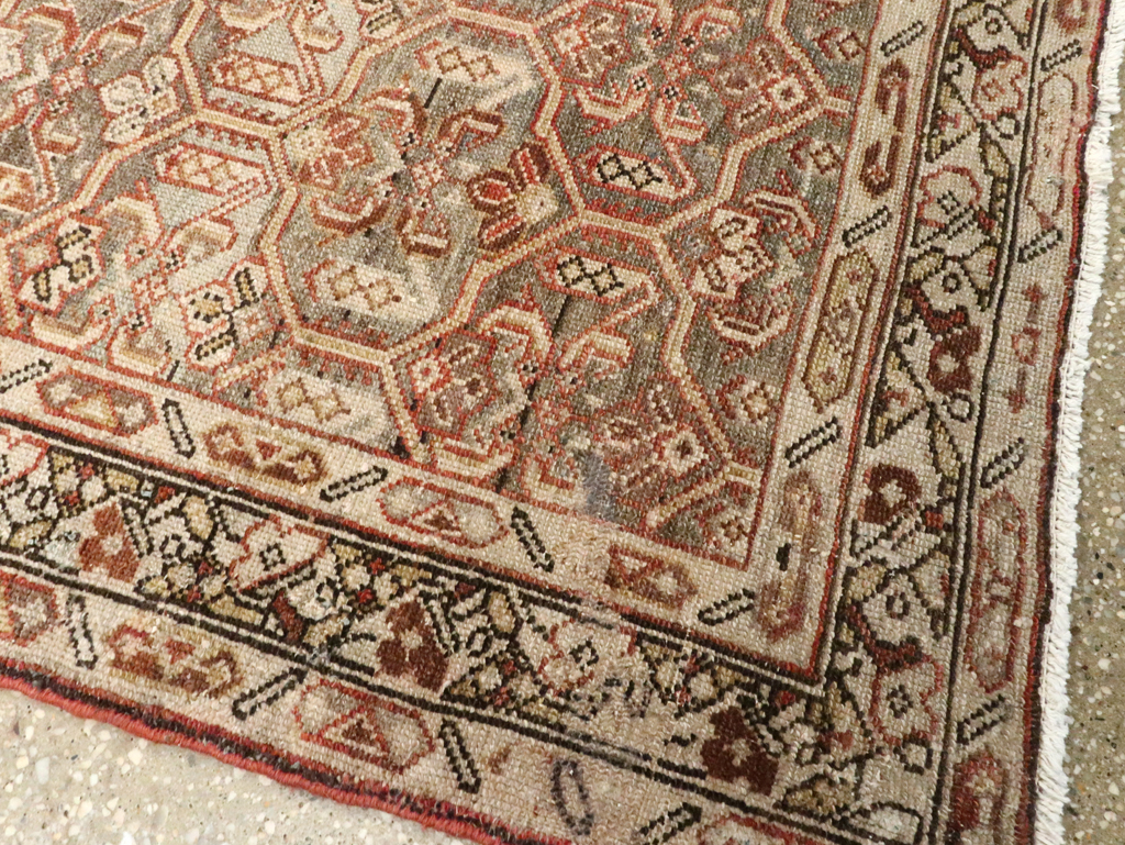 Antique Persian Malayer Long Runner, No.26487 - Gsblank