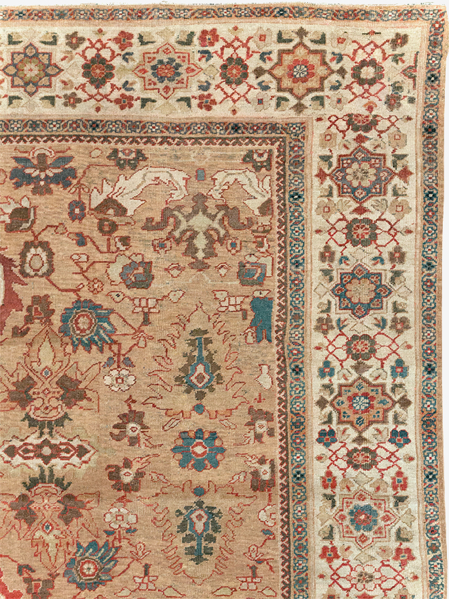 Antique Persian Mahal Room Size Carpet, No.26492 - Gsblank