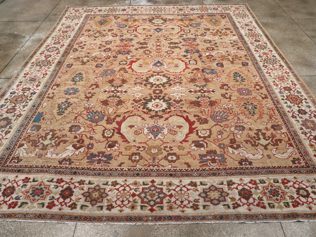 Antique Persian Mahal Room Size Carpet, No.26492 - Gsblank