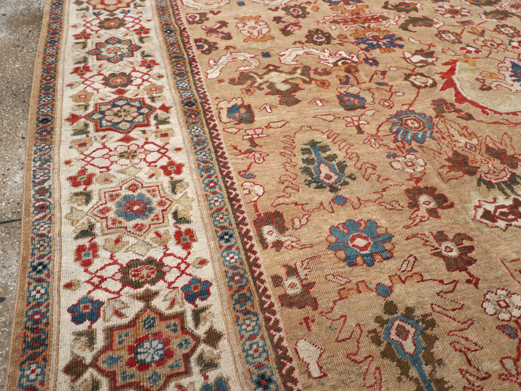 Antique Persian Mahal Room Size Carpet, No.26492 - Gsblank