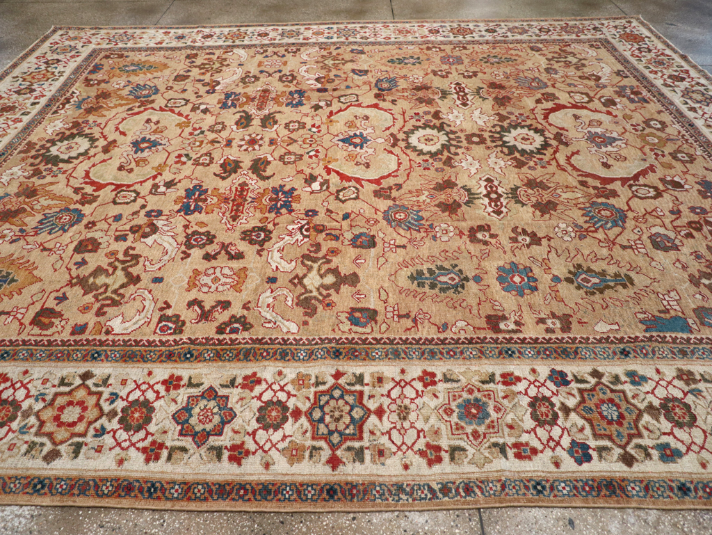 Antique Persian Mahal Room Size Carpet, No.26492 - Gsblank