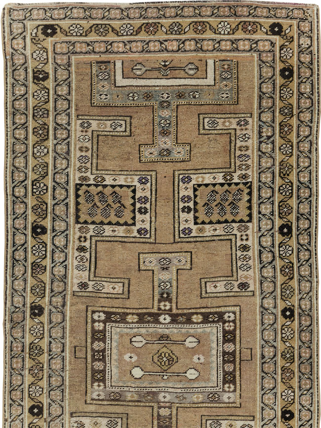Antique Persian Kurd Runner, No.26493 - Gsblank