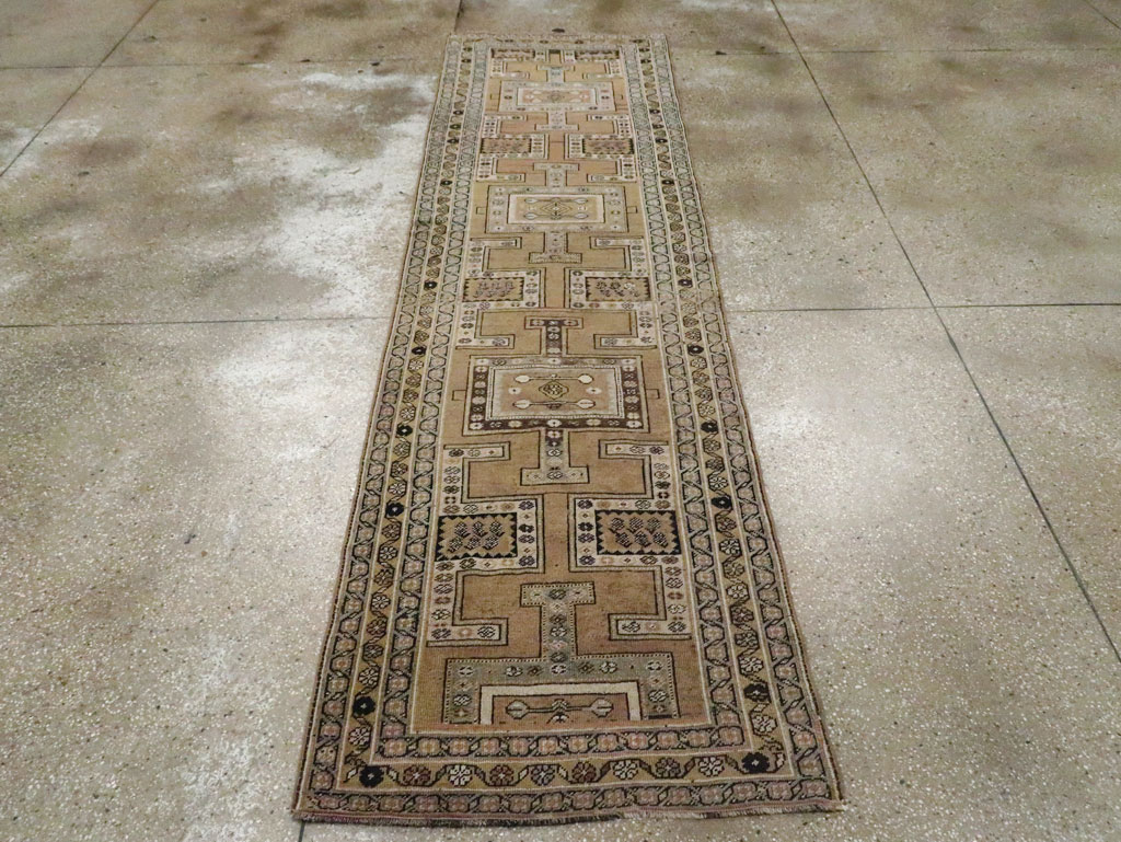 Antique Persian Kurd Runner, No.26493 - Gsblank