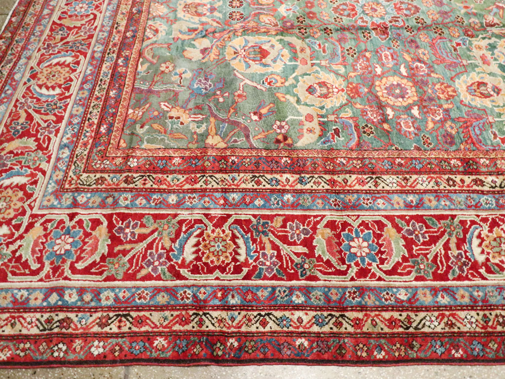 Antique Persian Mahal Oversize Carpet, No.26505 - Gsblank