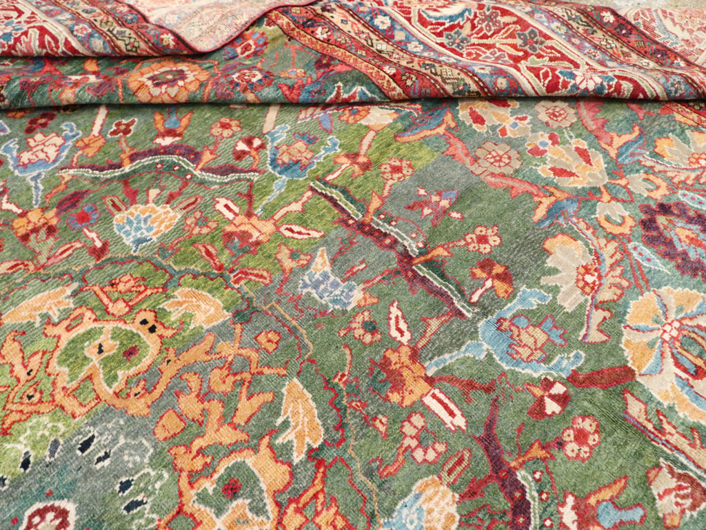 Antique Persian Mahal Oversize Carpet, No.26505 - Gsblank