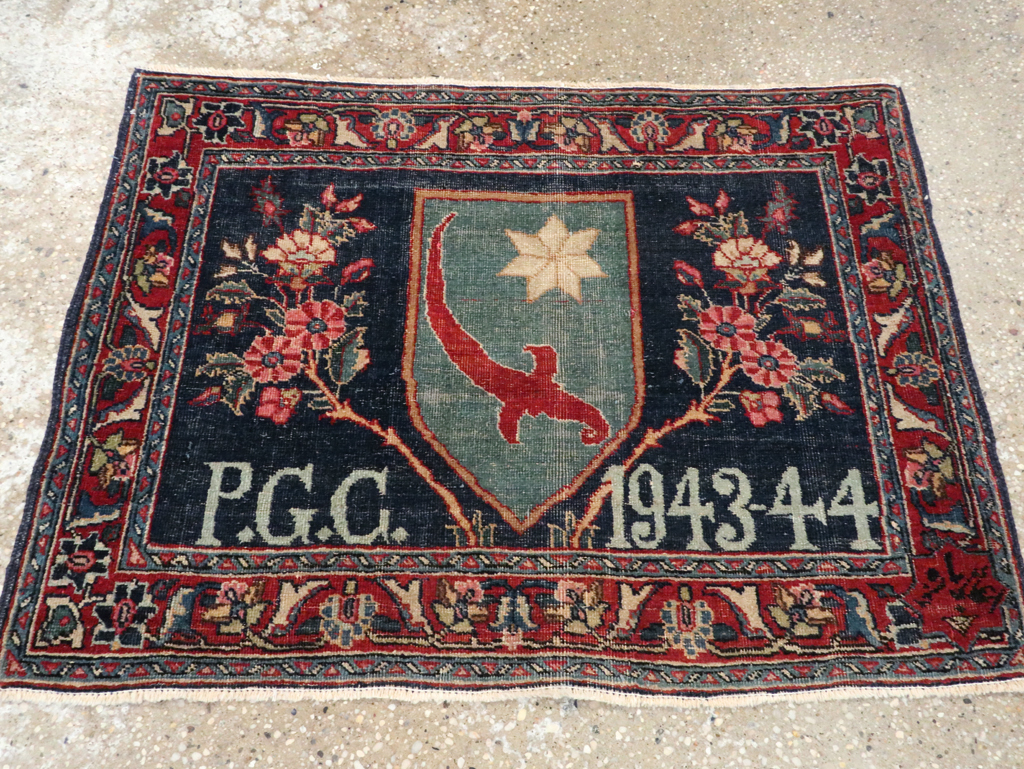 Antique Pictorial Tabriz Rug, No.26506 - Gsblank