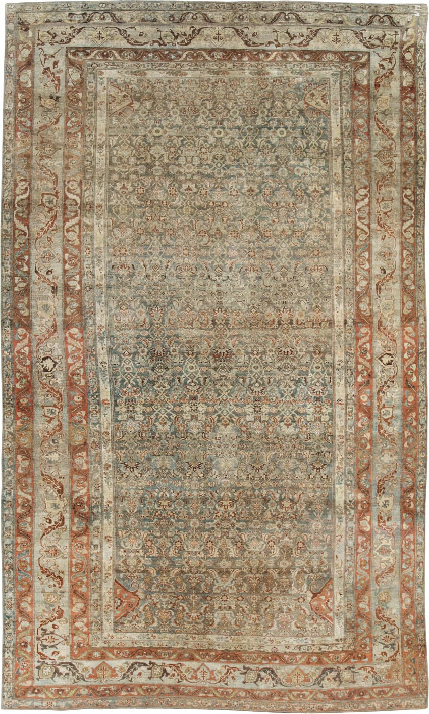 Antique Persian Bidjar Large Room Size Carpet, No.26516 - Gsblank