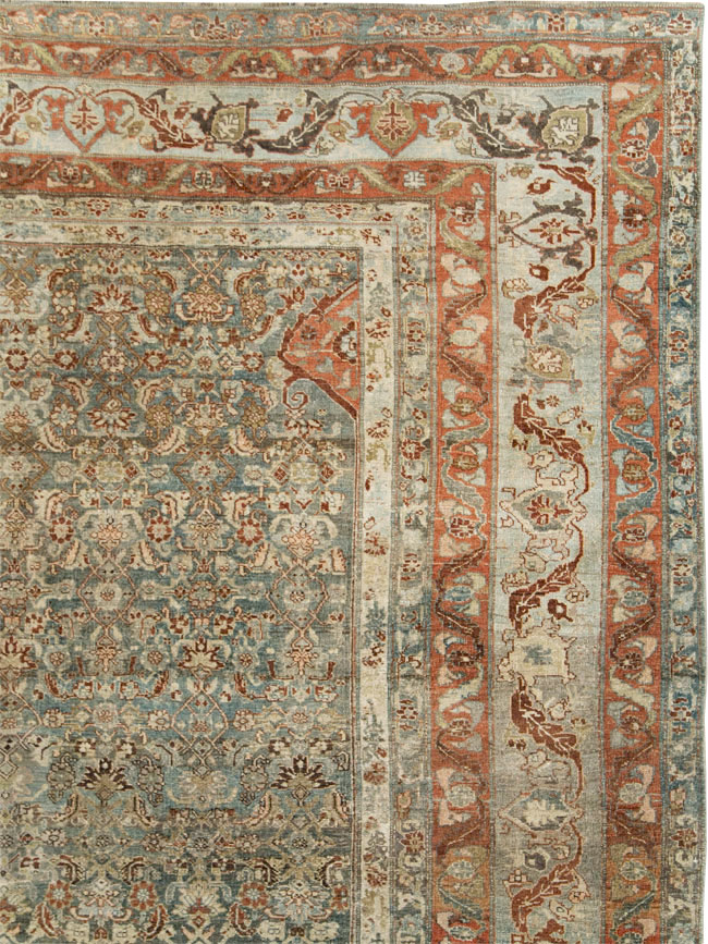 Antique Persian Bidjar Large Room Size Carpet, No.26516 - Gsblank