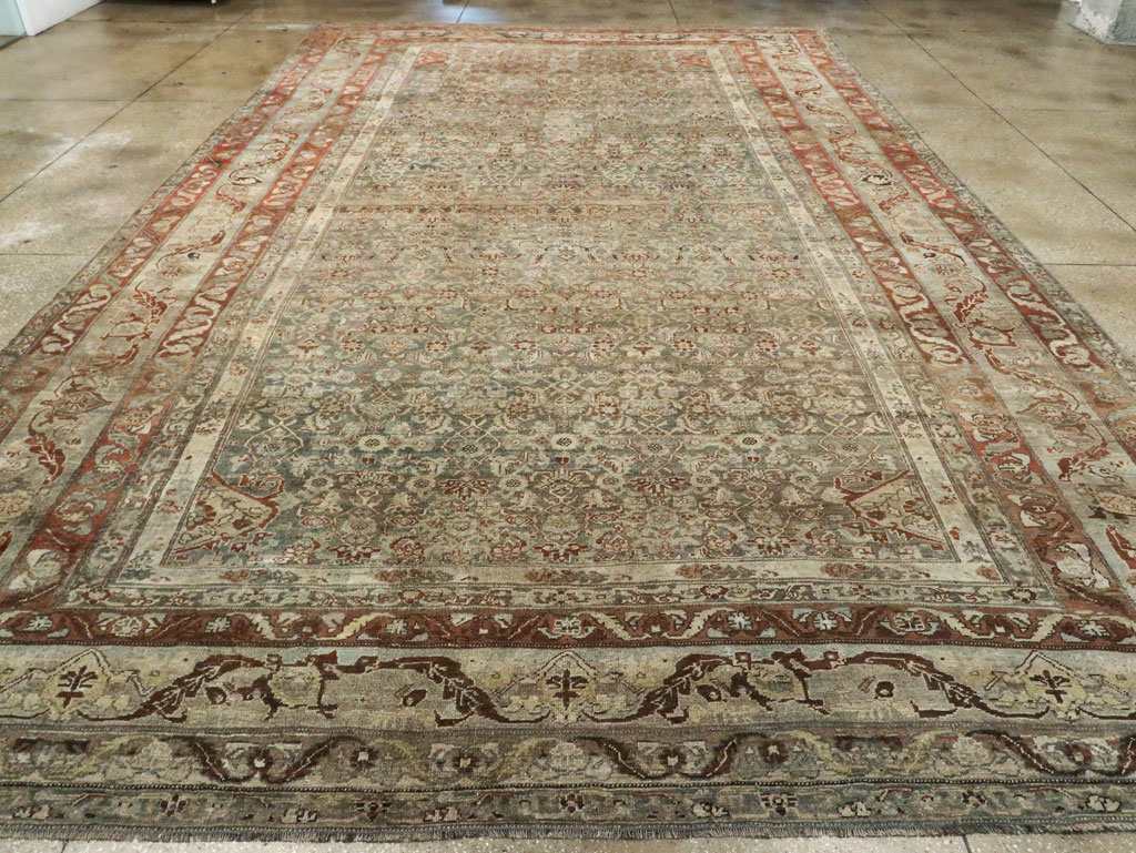 Antique Persian Bidjar Large Room Size Carpet, No.26516 - Gsblank