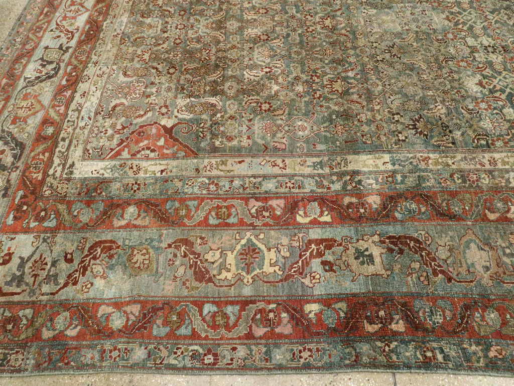 Antique Persian Bidjar Large Room Size Carpet, No.26516 - Gsblank
