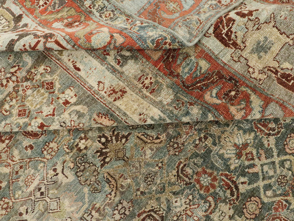 Antique Persian Bidjar Large Room Size Carpet, No.26516 - Gsblank