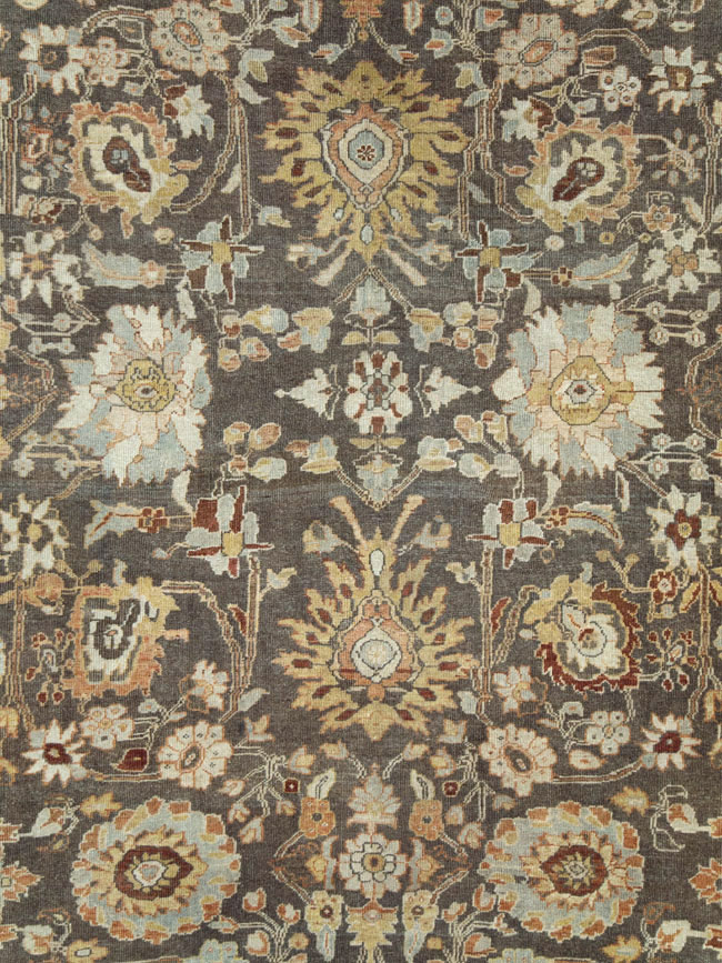 Antique Persian Mahal Large Oversize Carpet, No.26522 - Gsblank