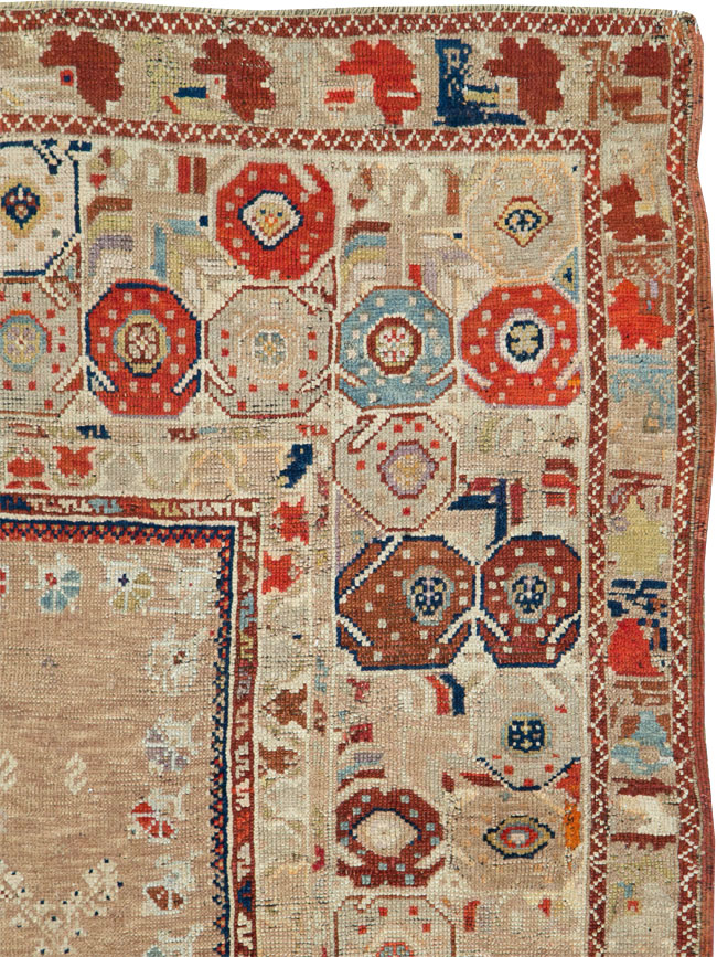 Antique Persian Kurdish Rug, No.26530 - Gsblank