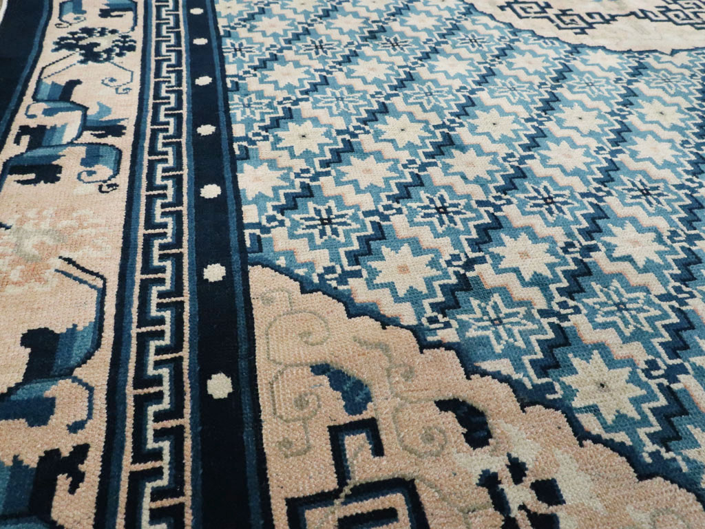Vintage Chinese Peking Rug, No.26542 - Gsblank