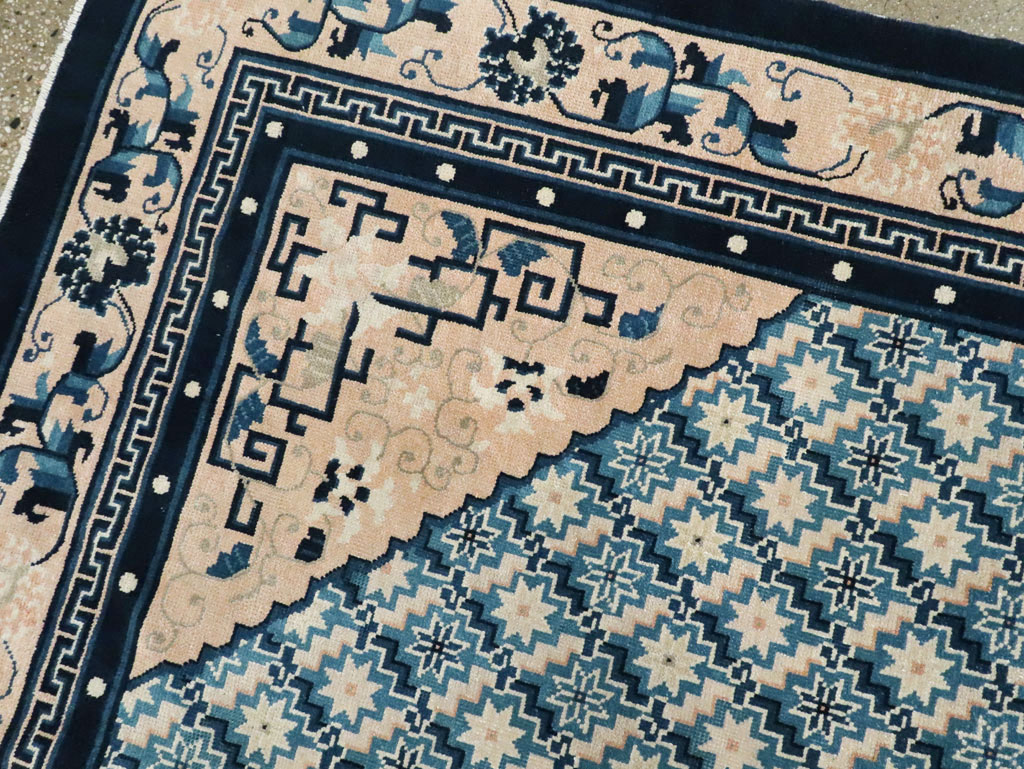 Vintage Chinese Peking Rug, No.26542 - Gsblank