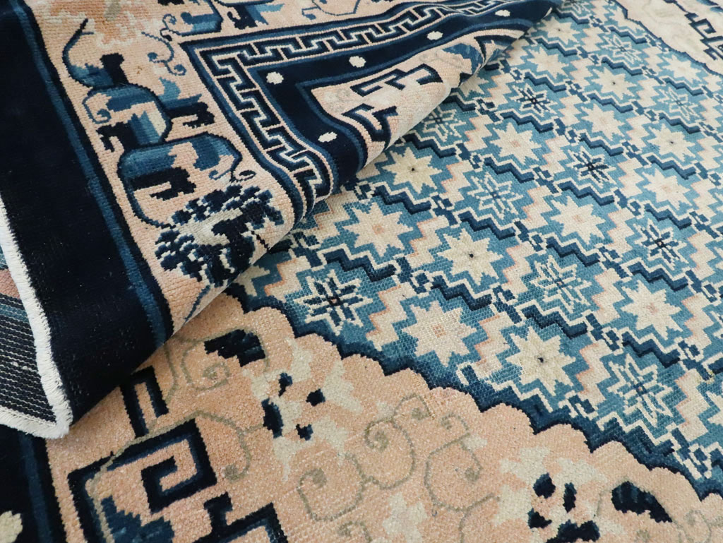 Vintage Chinese Peking Rug, No.26542 - Gsblank