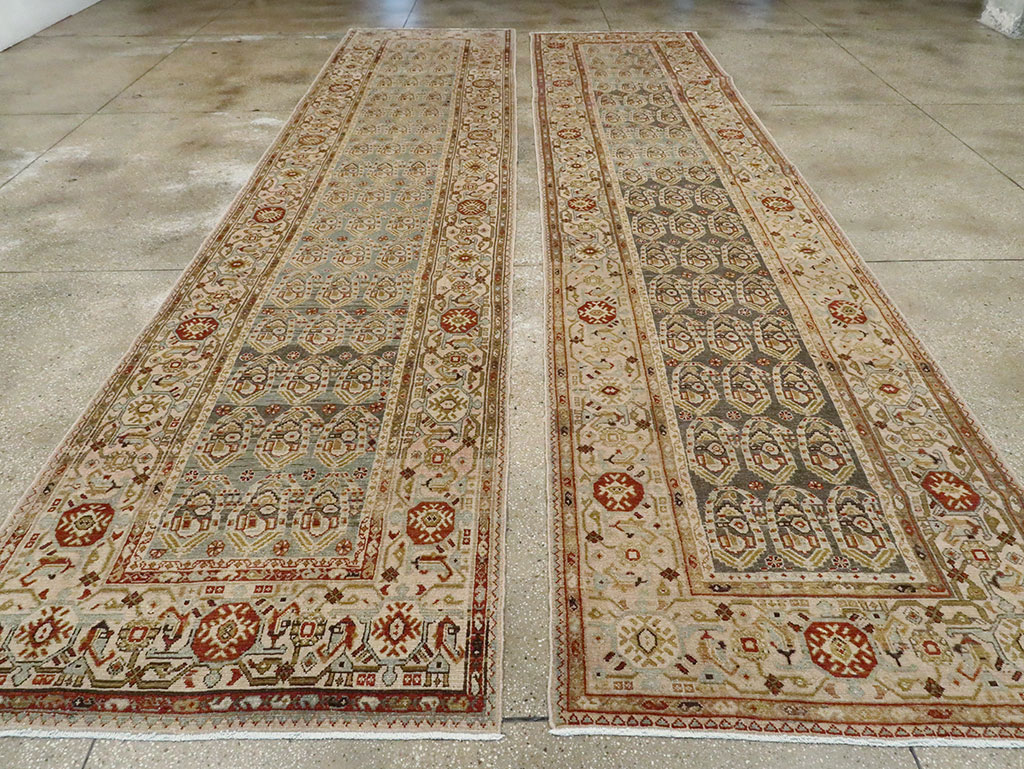 Antique Persian Malayer Runner (Pair: 1 of 2), No.26545 - Gsblank