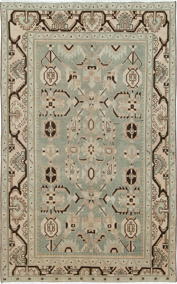 Vintage Persian Malayer Accent Rug (Pair: 1 of 2), No.26546 - Gsblank