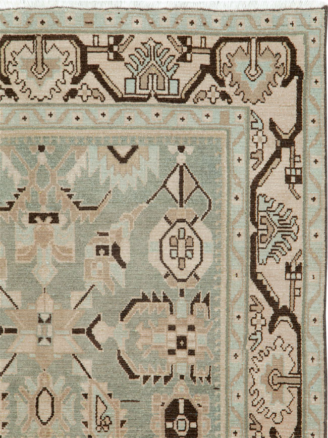 Vintage Persian Malayer Accent Rug (Pair: 1 of 2), No.26546 - Gsblank