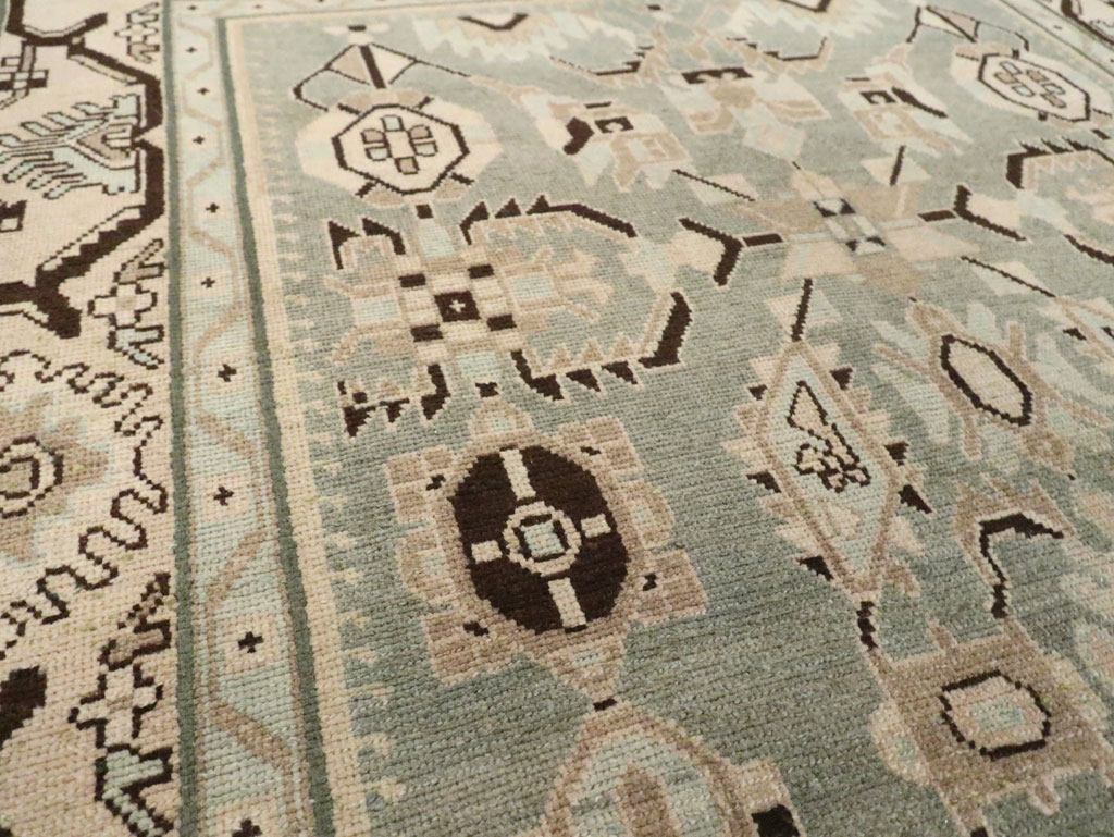 Vintage Persian Malayer Accent Rug (Pair: 1 of 2), No.26546 - Gsblank