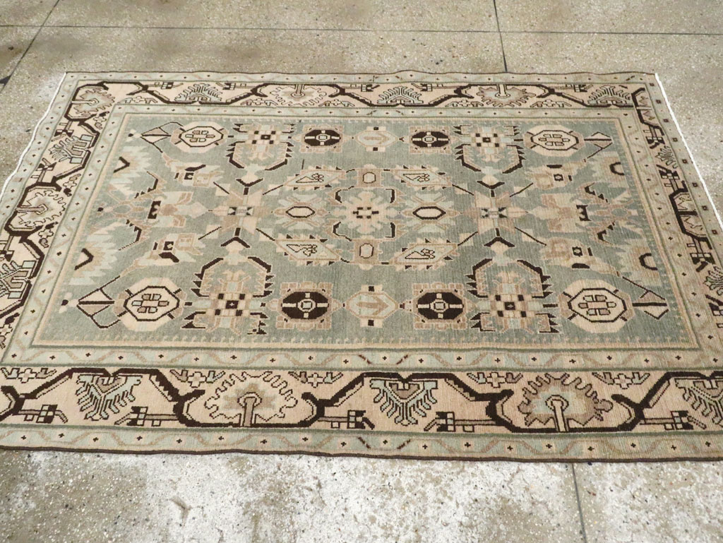 Vintage Persian Malayer Accent Rug (Pair: 1 of 2), No.26546 - Gsblank