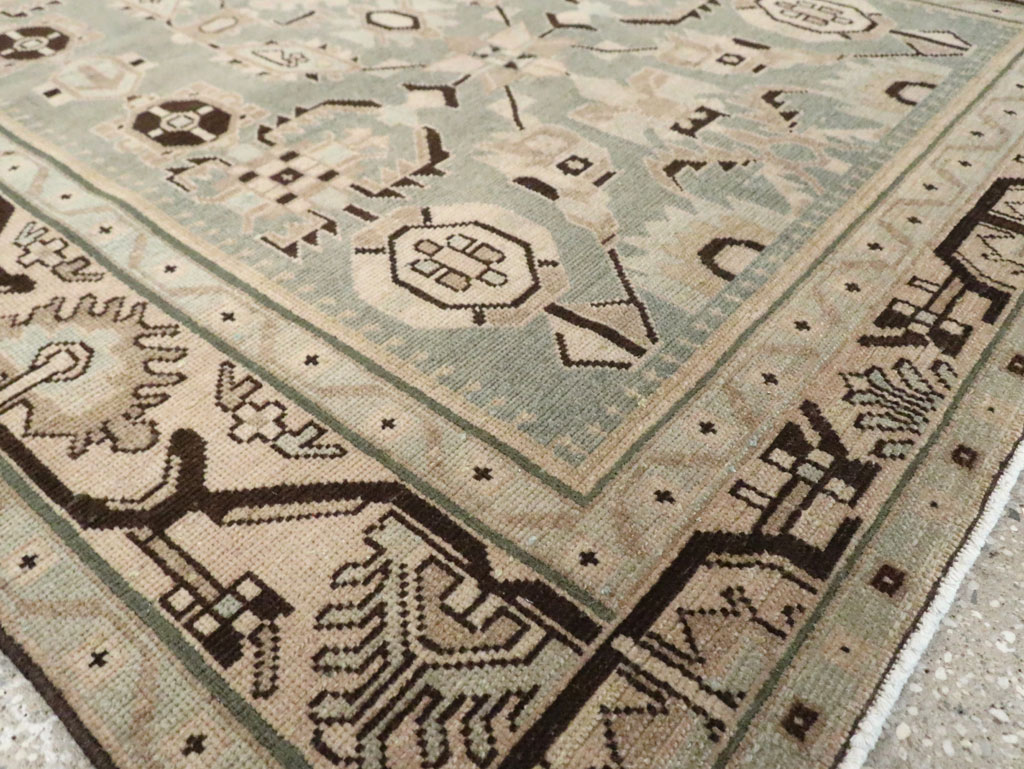 Vintage Persian Malayer Accent Rug (Pair: 1 of 2), No.26546 - Gsblank