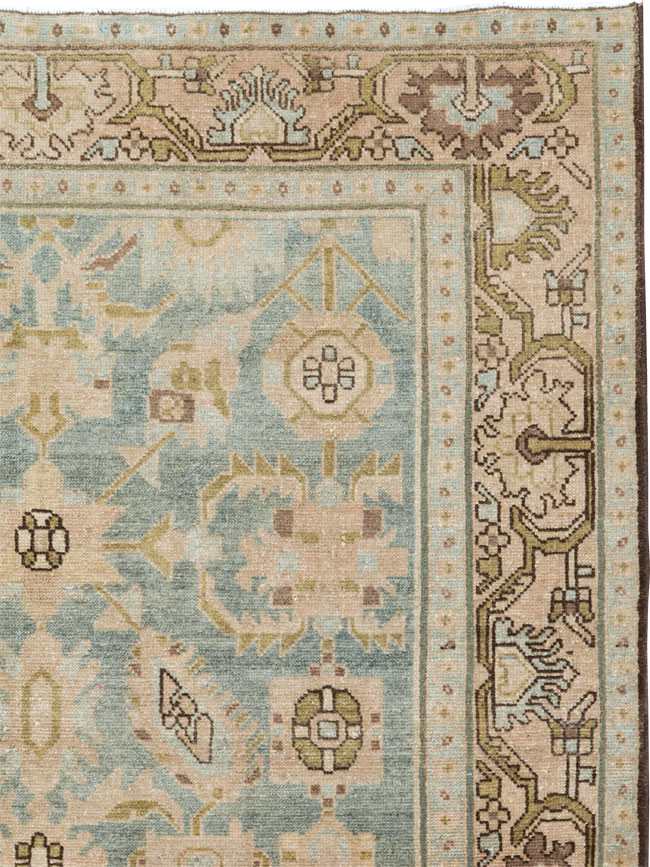 Vintage Persian Malayer Accent Rug, No.26548 - Gsblank