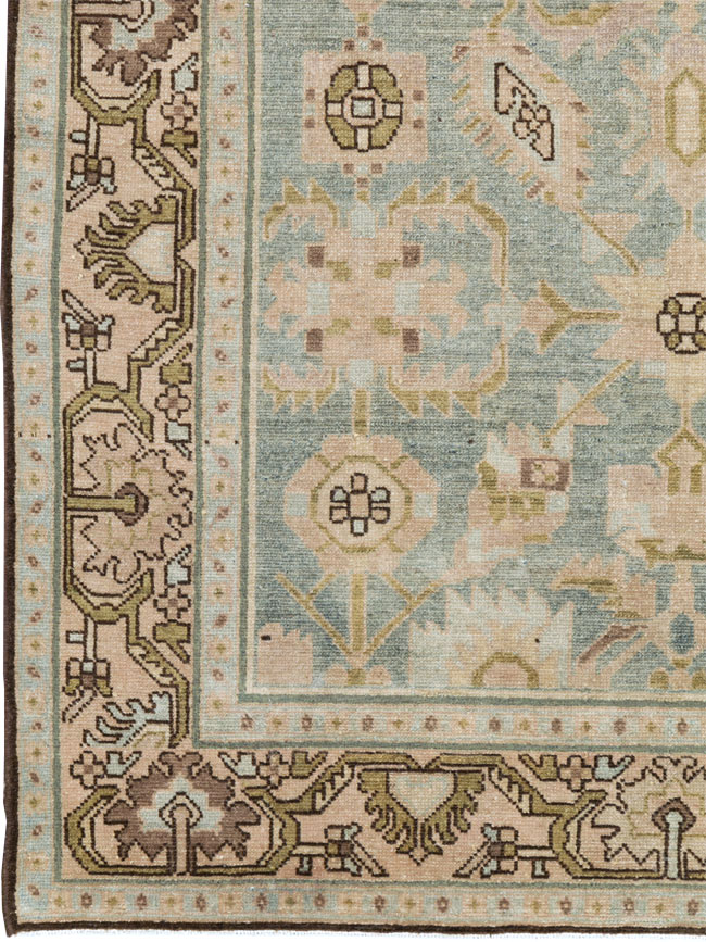 Vintage Persian Malayer Accent Rug, No.26548 - Gsblank
