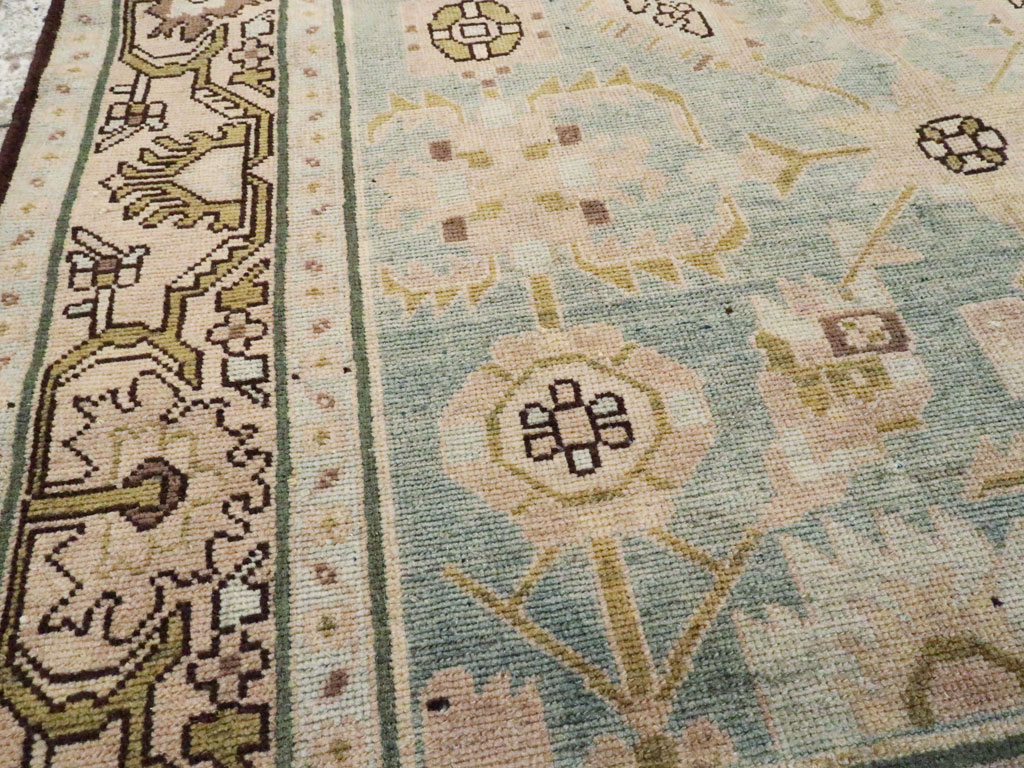 Vintage Persian Malayer Accent Rug, No.26548 - Gsblank