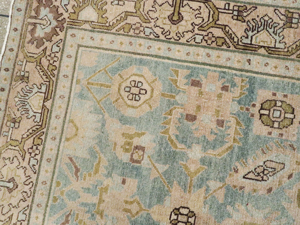 Vintage Persian Malayer Accent Rug, No.26548 - Gsblank