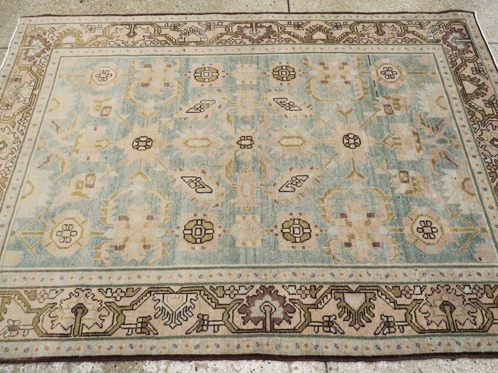 Vintage Persian Malayer Accent Rug, No.26548 - Gsblank