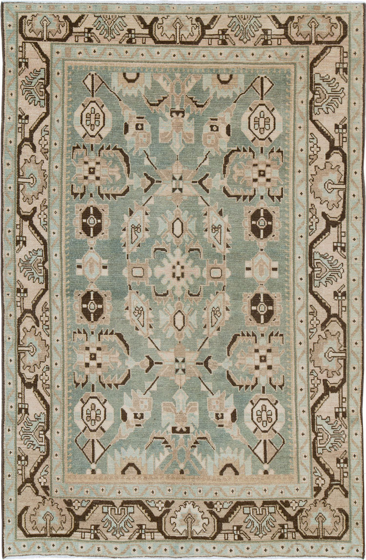 Vintage Persian Malayer Accent Rug (Pair: 2 of 2), No.26549 - Gsblank