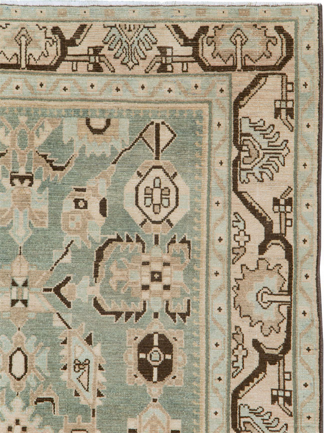 Vintage Persian Malayer Accent Rug (Pair: 2 of 2), No.26549 - Gsblank