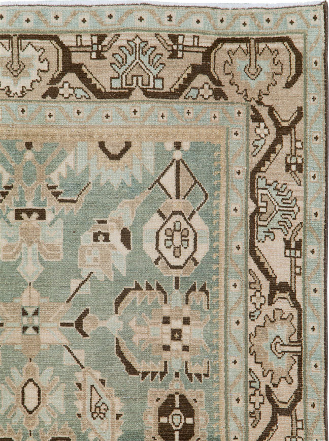 Vintage Persian Malayer Accent Rug (Pair: 2 of 2), No.26549 - Gsblank